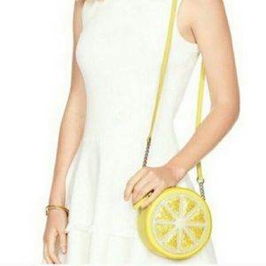 Kate Spade cute lemon shaped crossbody bag